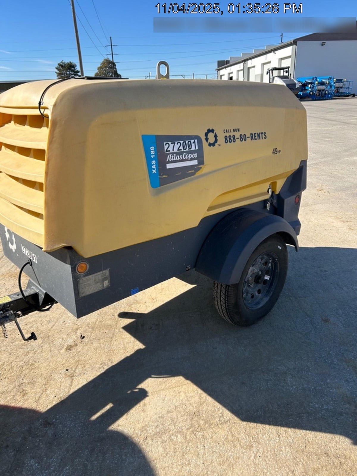 2022 ATLAS COPCO XAS188 CWK