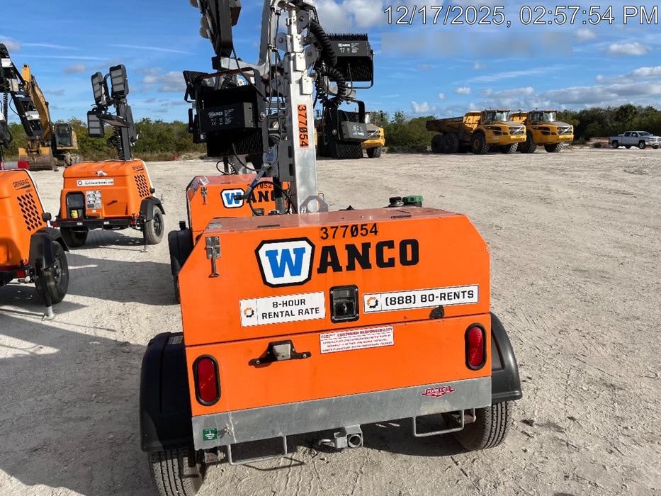 2023 Wanco WLTT-4MM4K Diesel, Deep Sea Controller, Shore Power Plug, Auto Start, (4) 350W LED Floodlights, 4kW Generator, 60 Gal Fuel Tank, 2" Ball, T3