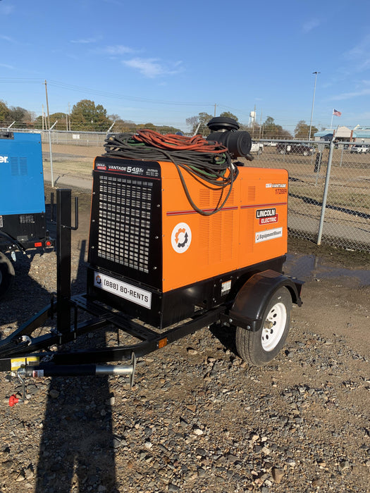 2021 Lincoln Electric Vantage 549X Ready Pak 3, ORANGE (includes trailer, cable rack, fender light kit)