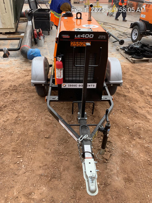 2022 Lincoln Electric LE400 Kubota V1505, Trlr, Cable Rack, Light Kit, ES Decals, T3