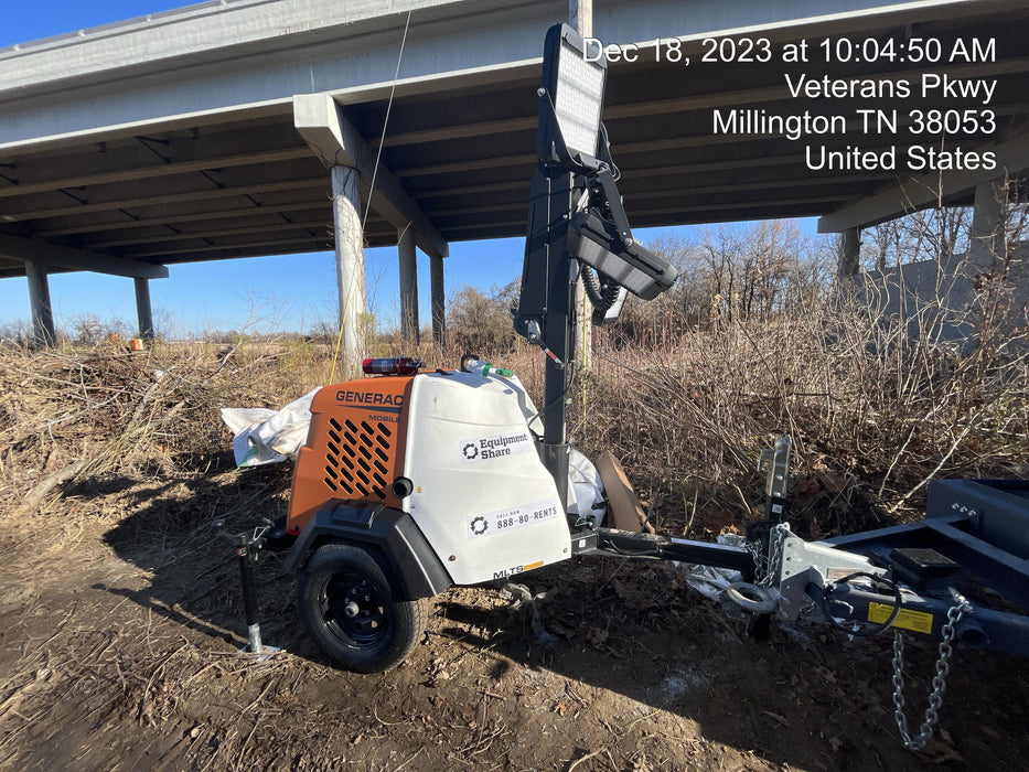 2023 Generac MLT2 Diesel, Flex Switch 120V Input, Powerzone Controller, (4) 320W LED Lights, 4kW Generator, 39.9 Gal Fuel Tank, 2" Ball, T3