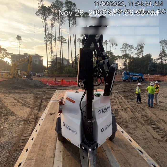 2024 Generac MLT6SKDS-STD4 ELEC WINCH Diesel, Electric Winch Mast, Powerzone Controller, (4) 320W LED Lights, 4kW Generator, 39.9 Gal Fuel Tank, 2" pintle, T3