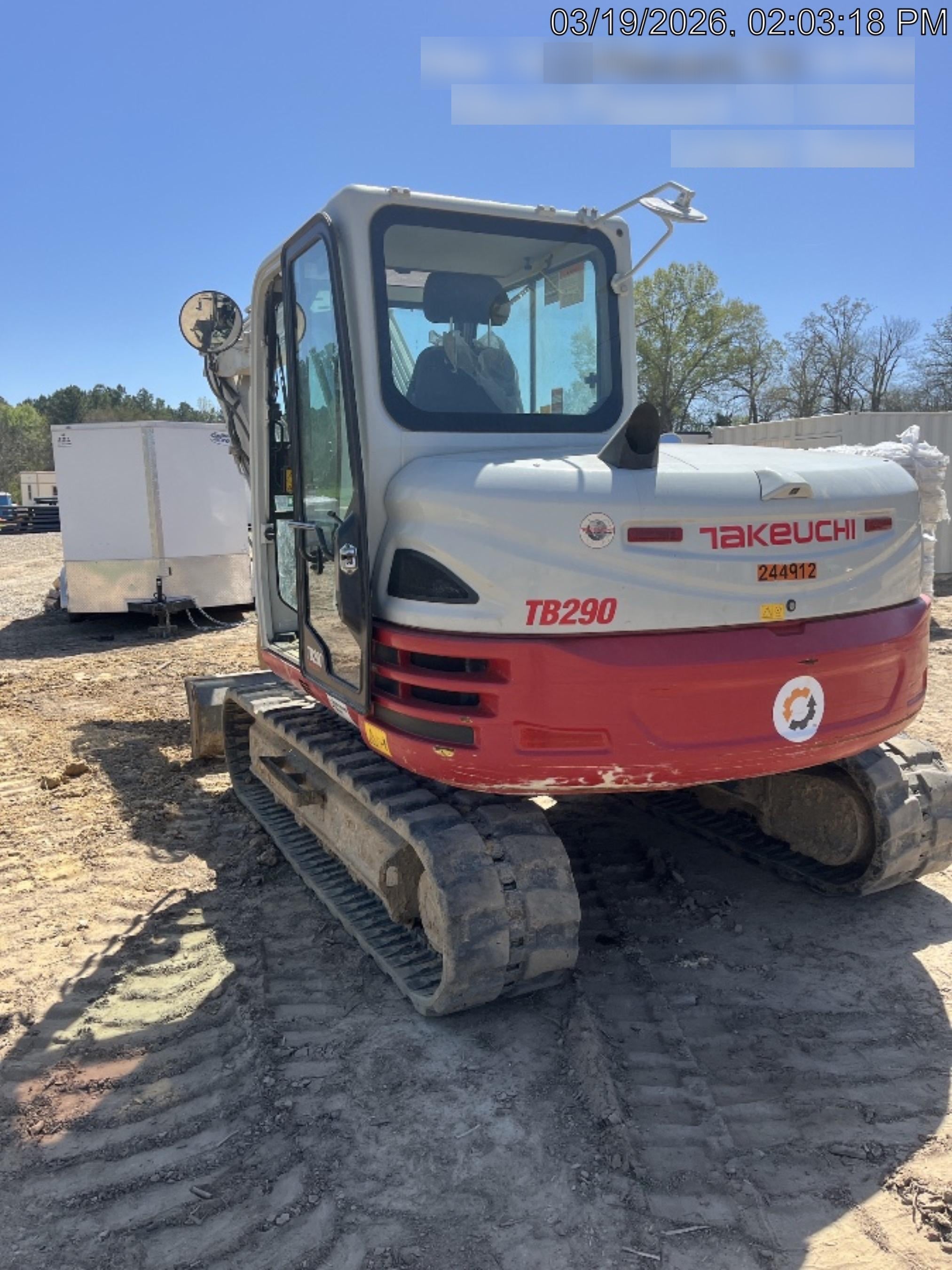 2022 TAKEUCHI TB290-CR