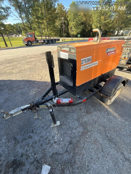 2022 Lincoln Electric LE400 Kubota V1505, Trlr, Cable Rack, Light Kit, ES Decals, T3