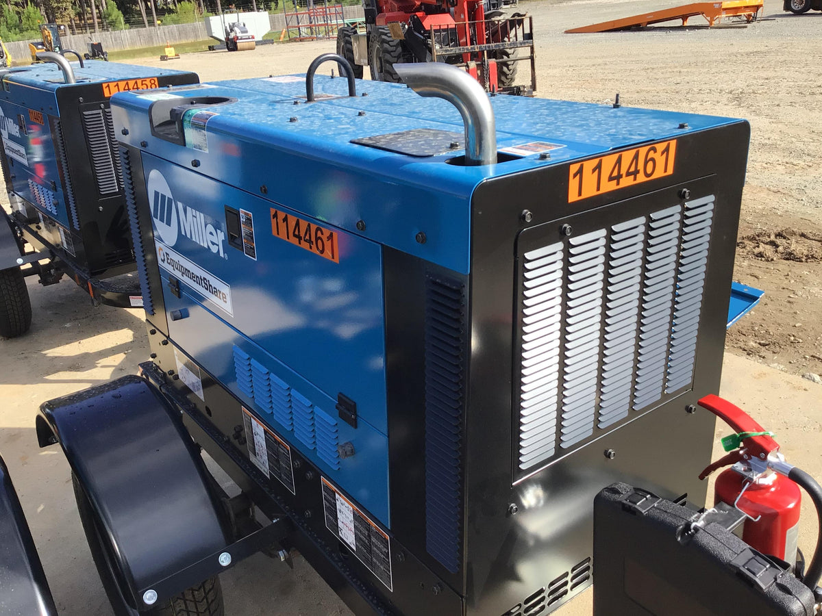2020 Miller Electric BIG BLUE 400 Trailer Mounted Welder