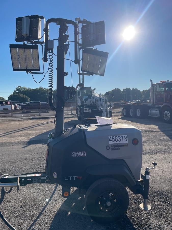 2024 Wacker Neuson LTT4 Diesel, Kohler KDW702, Deep Sea Controller, Auto Start, LED 320W, Bypass Outlet, T3