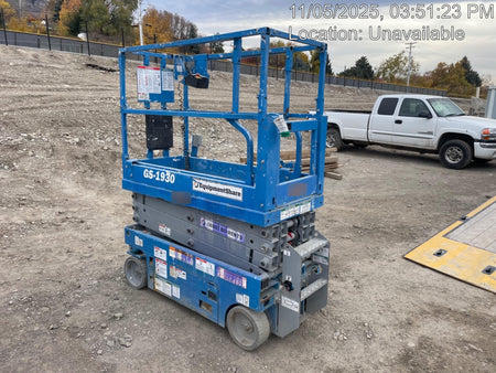 2020 Genie GS-1930 Solid Non Marking Tires, Beacon, Folding rails with half height swing gate