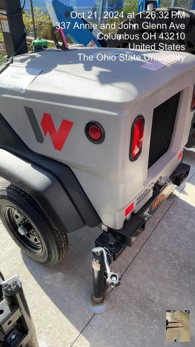 2024 Wacker Neuson LTT4 Diesel, Kohler KDW702, Deep Sea Controller, Auto Start, LED 320W, Bypass Outlet, T3