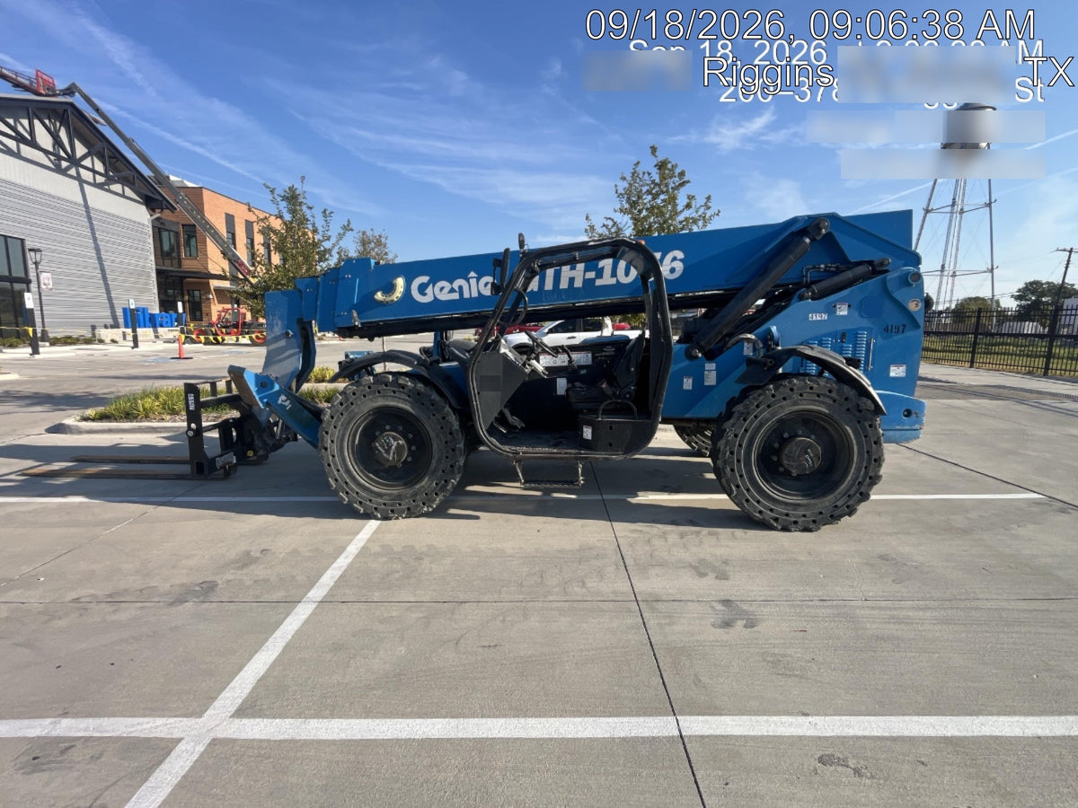 2017 Genie GTH-1056 Genie GTH1056, Solid Tires, 60" carriage, Light Kit, Open ROPS