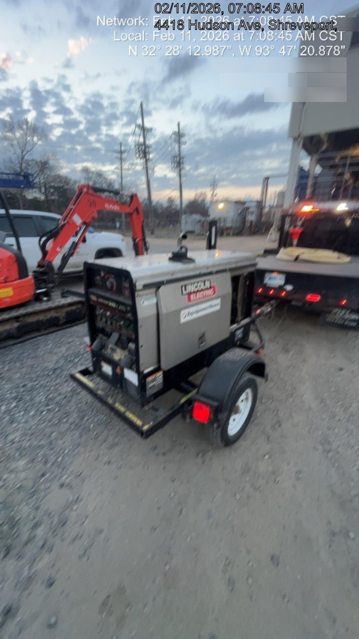 2018 Lincoln Electric Vantage 322 Lincoln Vantage 322 Welder Ready Pak 3 - Vantage 322, Trailer, Fender and light kit, Cable rack