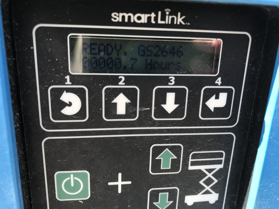 2019 Genie GS-2646 folding rails with full height swing gate