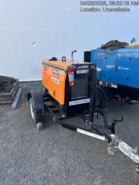 2023 Lincoln Electric LE400 Kubota V1505, Trlr, Cable Rack, Light Kit, ES Decals, T3