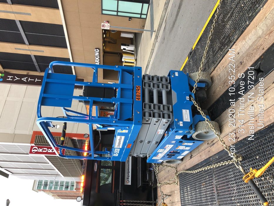 2019 Genie GS-1930 Fixed Rails with Chain Entry