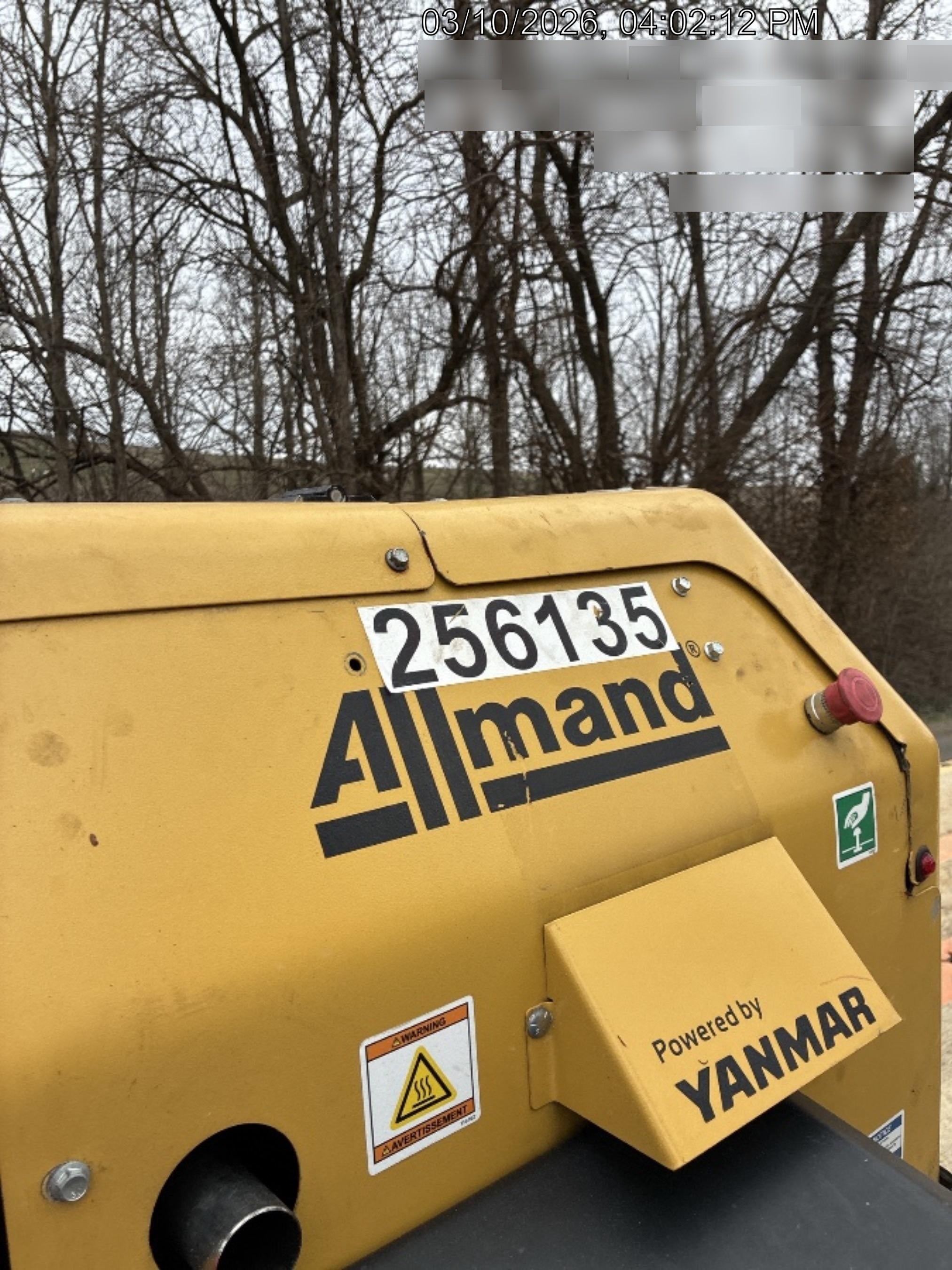 2022 Allmand NLV3GR (4) LED Light Fixture 350W, 23' Vertical Mast, 3kW Prime, Towable, ES Decals, T3