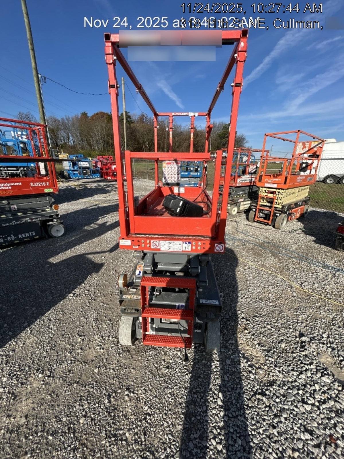2024 Skyjack SJ3219 Electric Drive, Sld NM Tires, DBcns, RFRails, Power to Platform, T3 + Access Control