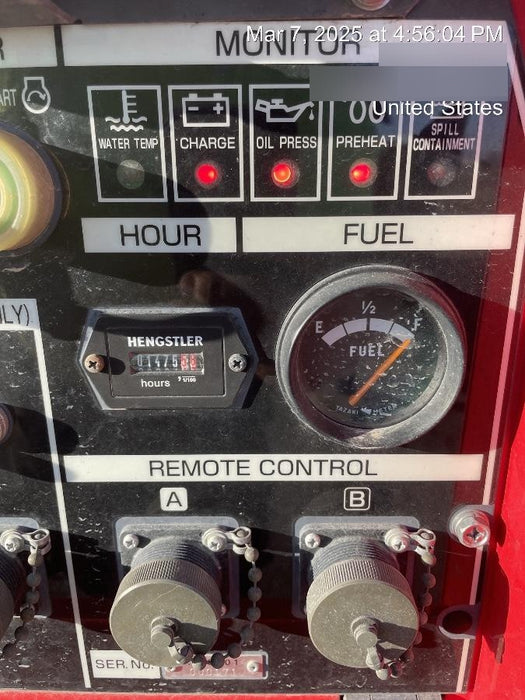 2023 Shindaiwa DGW400MDL Kubota D902 Engine, 23 HP, Dual Op Welder, Wire, Arc, Droop Stick, Tig, and CC Stick Functionality, Simulphase, 3 Phase and 1 Phase Gen Output, Single Axle NB Trlr, Slr Trckl Chrg 12V 12W, Fire Ext