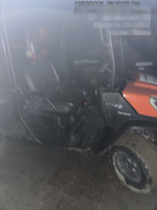 2021 Kubota RTV-X1140W-H Plastic Canopy, Windshield Acrylic Clear, LED Strobe Light, Wire Harness Kit, Back up Alarm