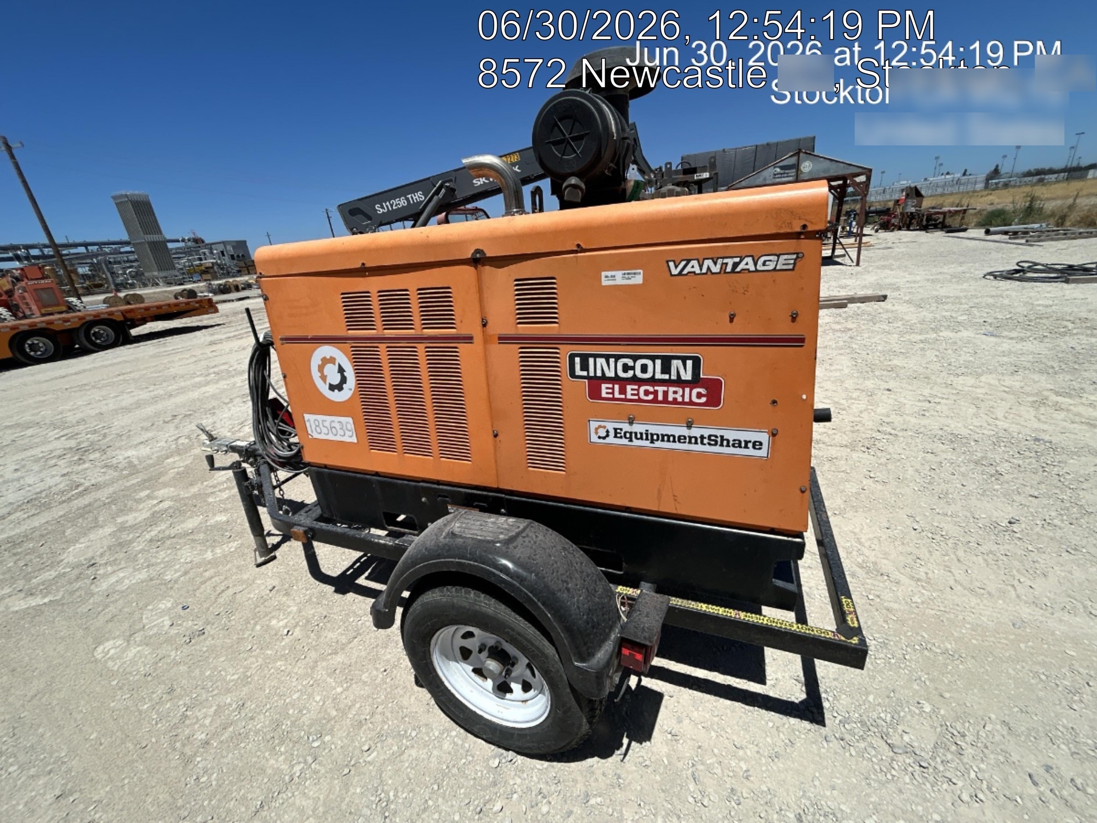 2021 Lincoln Electric Vantage 549X Ready Pak 3, ORANGE (includes trailer, cable rack, fender light kit)
