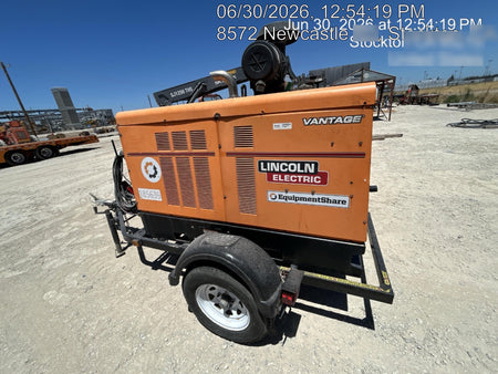 2021 Lincoln Electric Vantage 549X Ready Pak 3, ORANGE (includes trailer, cable rack, fender light kit)