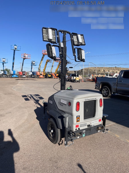 2024 Wacker Neuson LTT4 Diesel, Kohler KDW702, Deep Sea Controller, Auto Start, LED 320W, Bypass Outlet, T3