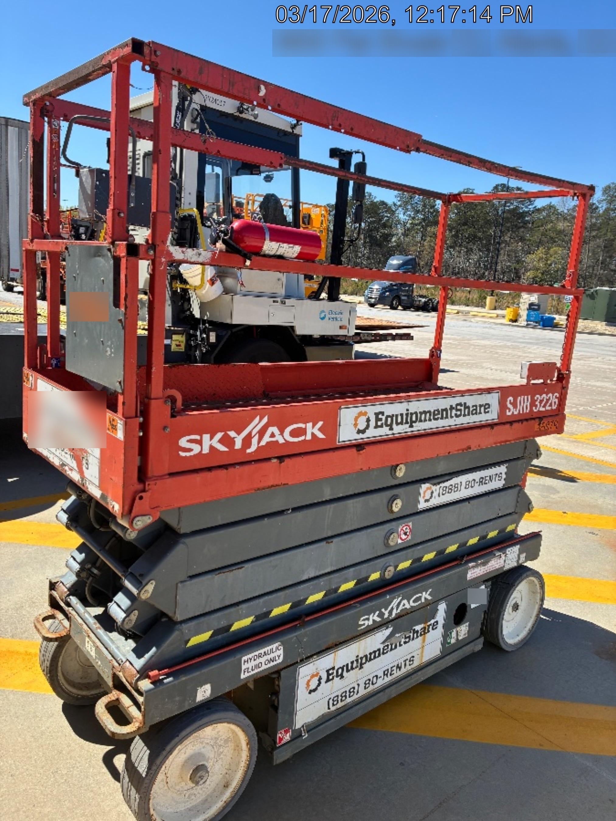 2019 Skyjack SJIII-3226 Standard Options, Trojan Batteries