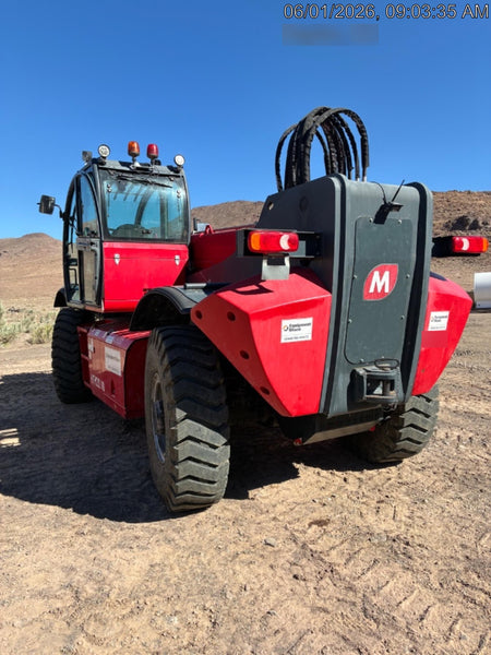 2019 Magni HTH 20.10 Two LED lights on cab - front, Four LED lights on cab - rear, Two LED lights on the boom, Camera on boom & back, Foam Filled Tires | Attachments: Forkcarriage 20 T with 96" forks & positioner w/Forkcarriage 20 T with 96" forks & positioner