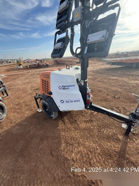 2023 Generac MLT2 Diesel, Flex Switch 120V Input, Powerzone Controller, 
(4) 320W LED Lights, 4kW Generator, 39.9 Gal Fuel Tank, 2" Ball, T3