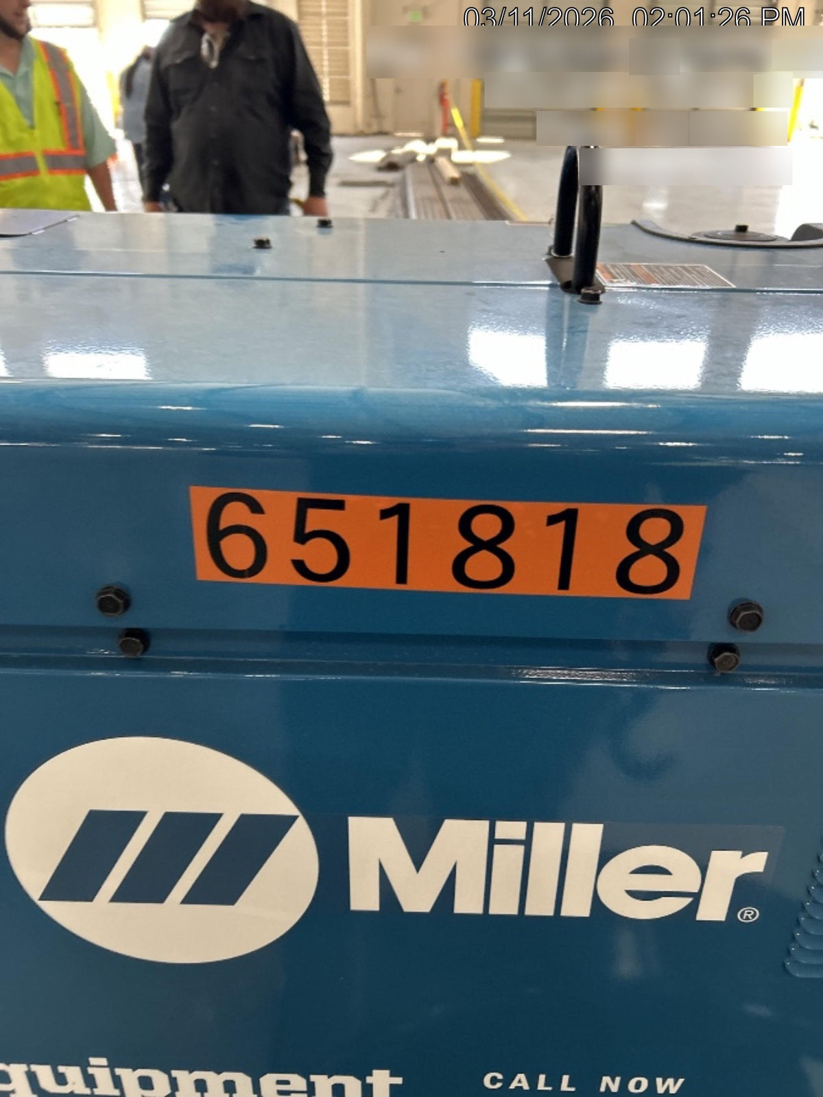 2026 MILLER ELECTRIC BIG BLUE 400