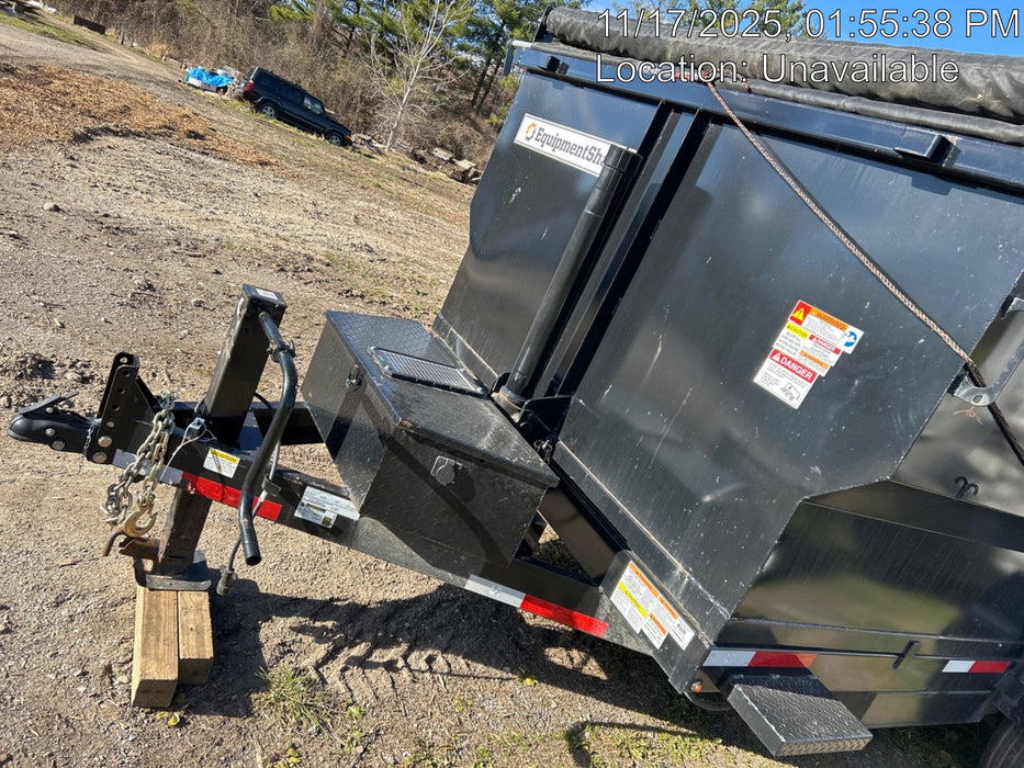 2024 TEXAS PRIDE TRAILERS 14'L x 7'W 5 Cu Yd Trunnion Hydraulic Dump