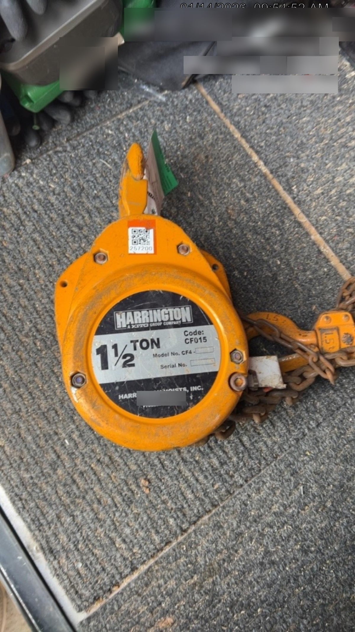 2022 HARRINGTON CF015-20