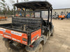 Kubota RTV-X1140W-H 4WD utility cart -LED strobe -Windshield tempered glass -Plastic canopy -Wire harness kit -Backup alarm