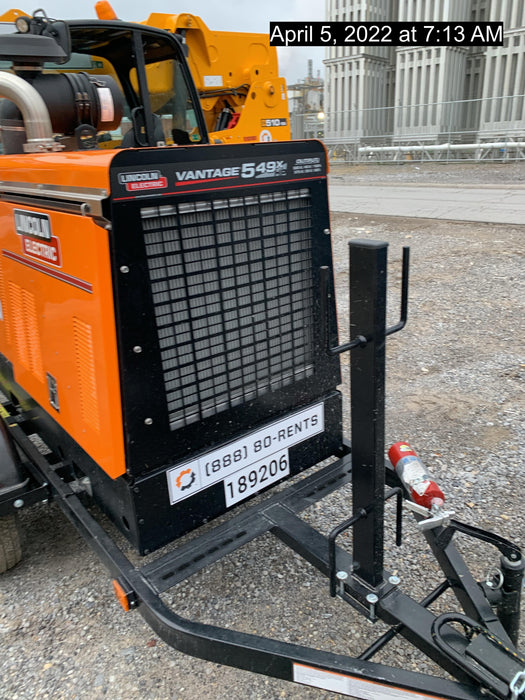 2021 Lincoln Electric Vantage 549X Ready Pak 3, ORANGE (includes trailer, cable rack, fender light kit)