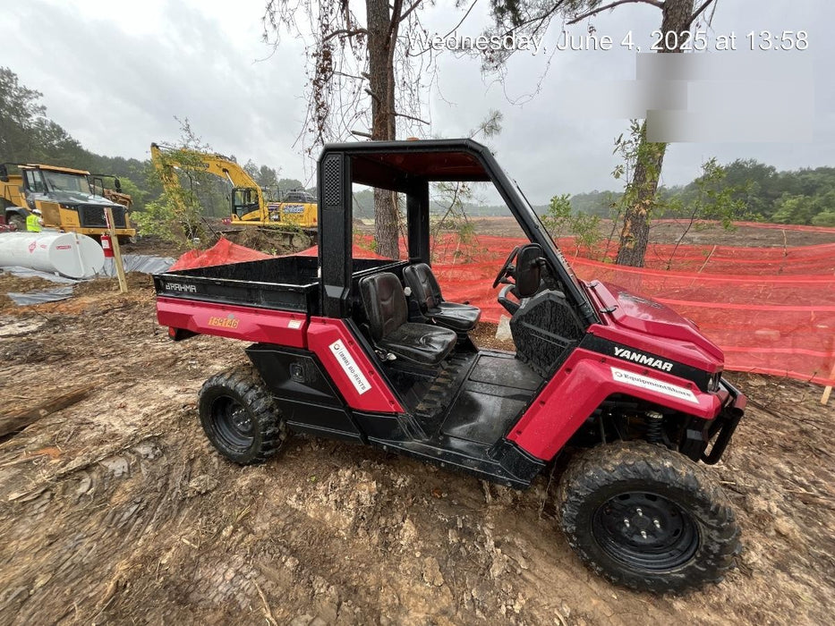 2021 Yanmar YU1000 Canopy, Steel Wheel, Poly WindShield, Beacon, Backup Alarm