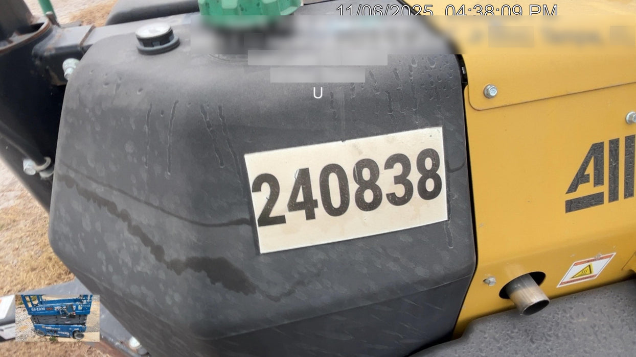 2022 Allmand NLV3GR (4) LED Light Fixture 350W, 23' Vertical Mast, 3kW Prime, Towable, Deep Sea L401, Leveling Jacks, Yanmar T4F 5.8hp