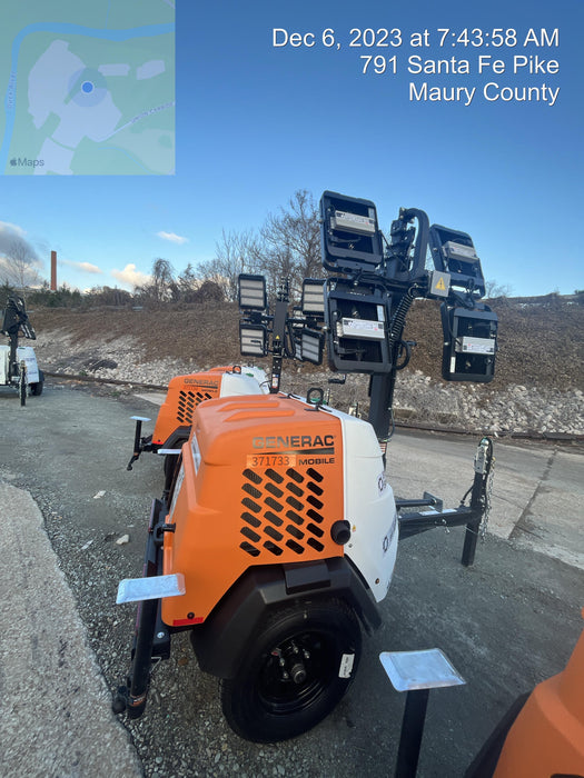 2023 Generac MLT2 Diesel, Flex Switch 120V Input, Powerzone Controller, 
(4) 320W LED Lights, 4kW Generator, 39.9 Gal Fuel Tank, 2" Ball, T3