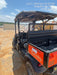 2022 Kubota RTV-X1140W-H Plastic Canopy, Windshield Acrylic Clear, LED Strobe Light, Wire Harness Kit, Back up Alarm