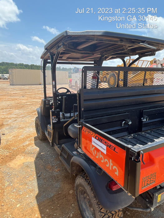 2022 Kubota RTV-X1140W-H Plastic Canopy, Windshield Acrylic Clear, LED Strobe Light, Wire Harness Kit, Back up Alarm