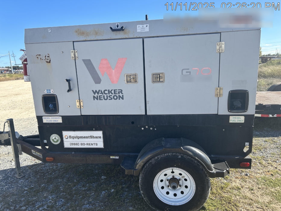 2019 WACKER NEUSON G70