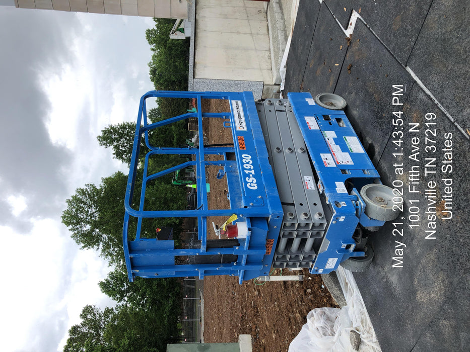 2019 Genie GS-1930 Fixed Rails with Chain Entry