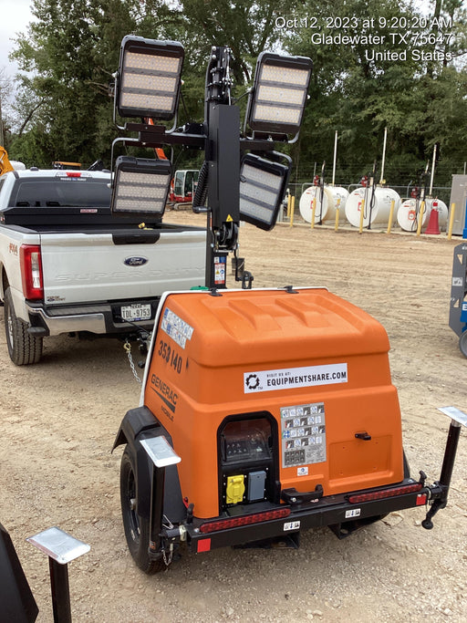 2023 Generac MLT2 Diesel, Flex Switch 120V Input, Powerzone Controller, (4) 320W LED Lights, 4kW Generator, 39.9 Gal Fuel Tank, 2" Ball, T3