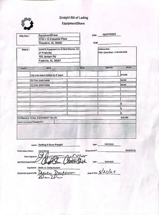 2024 HARRINGTON CF050-20