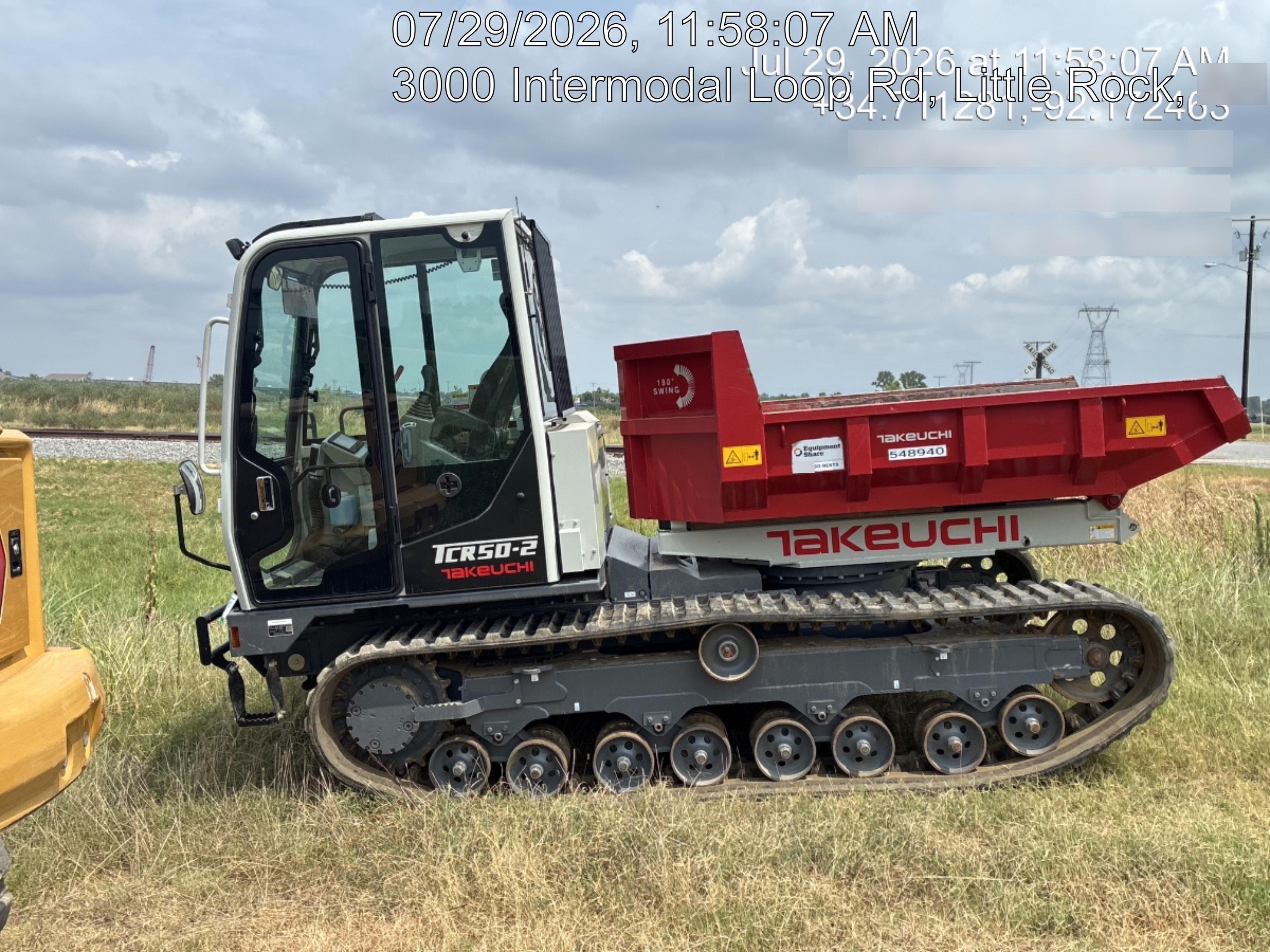 2025 TAKEUCHI TCR 50-2CR