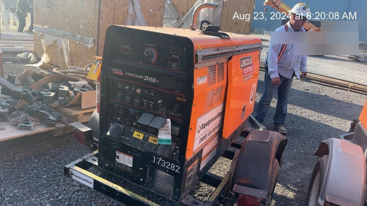 2022 Lincoln Electric Vantage 549X Crosslink Technology, Trailer Mounted, ES Decals, T3