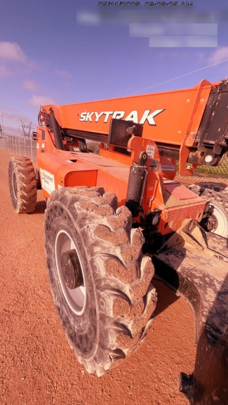 2018 Skytrak 10054 Skytrak 10054 10K Telehandler w/Open ROPS Solid Tires, LED Work Lights, Rotating Beacon, 60" Carriage/60" Forks