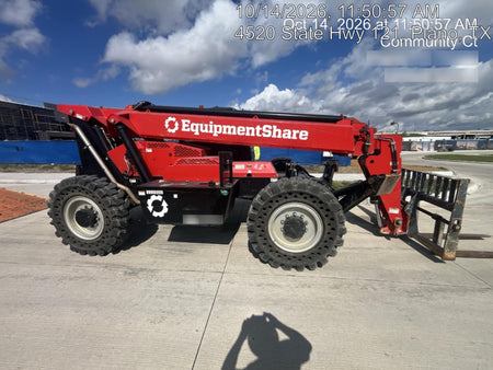 2022 Manitou MTA10055 120Hp Dsl, Cab/Heat/Air, Sld Tires, LED WL, Bcn, L Hook, EST-Kpd