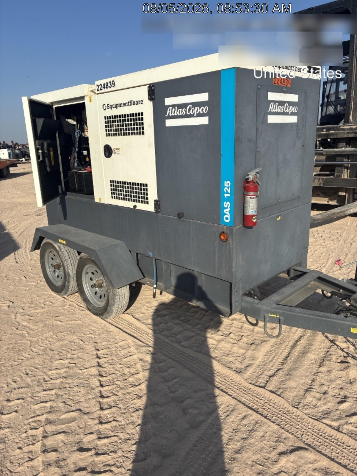 2022 ATLAS COPCO QAS 125