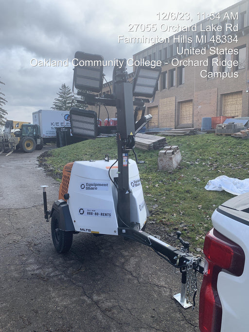 2023 Generac MLT2 Diesel, Flex Switch 120V Input, Powerzone Controller, (4) 320W LED Lights, 4kW Generator, 39.9 Gal Fuel Tank, 2" Ball, T3