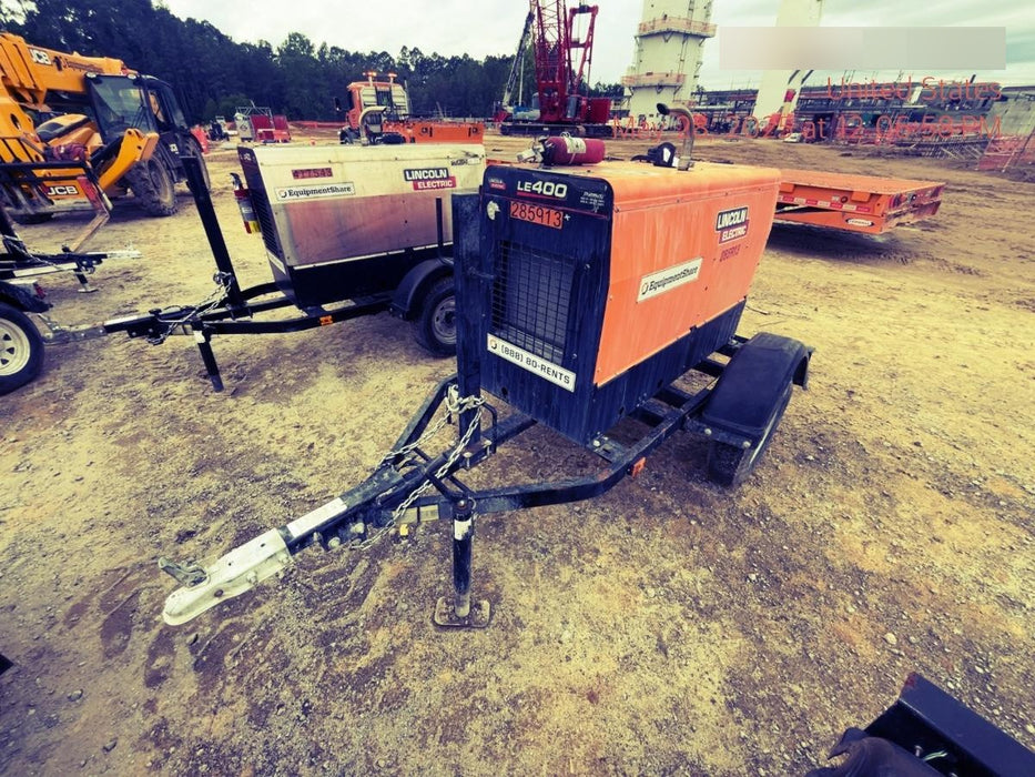 2022 Lincoln Electric LE400 Kubota V1505, Trlr, Cable Rack, Light Kit, ES Decals, T3