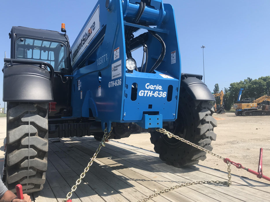 2020 Genie GTH-636 Cab/Heat/Air, Solid Tires, Work Lights, Beacon, Aux Hydraulics, Back up Alarm