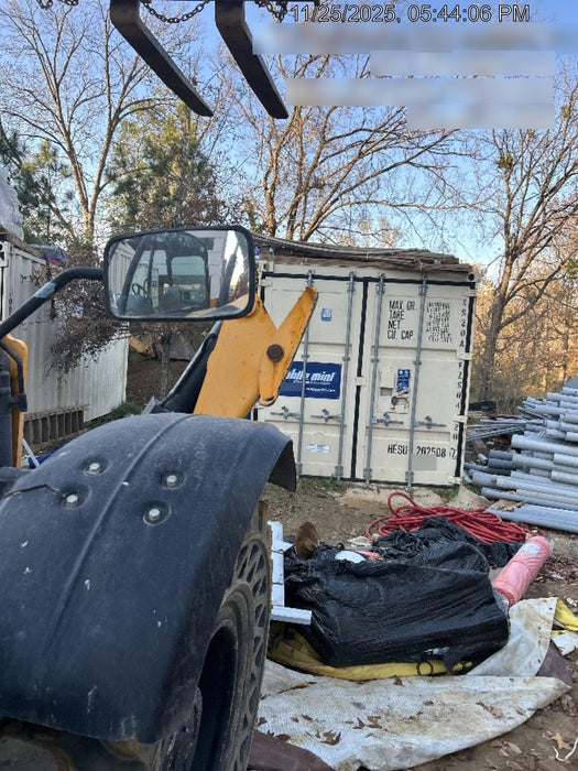 2019 JCB 510-56 Open ROPS, 74 HP, Solid Tires, Worklights, Beacon, Aux Hydraulics, Lifting Eye w/60" Carriage/60" Forks